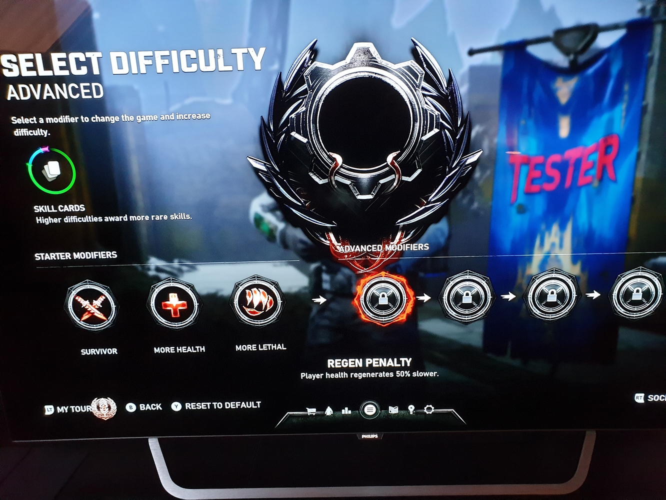 Where how Do You Change Horde Custom Difficulty Settings Gears 5