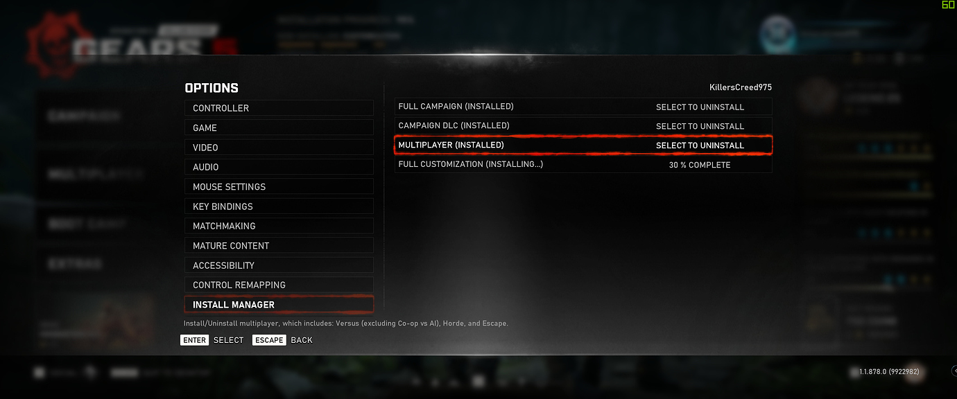 [Xbox] How do I uninstall parts of the game? r/GearsOfWar