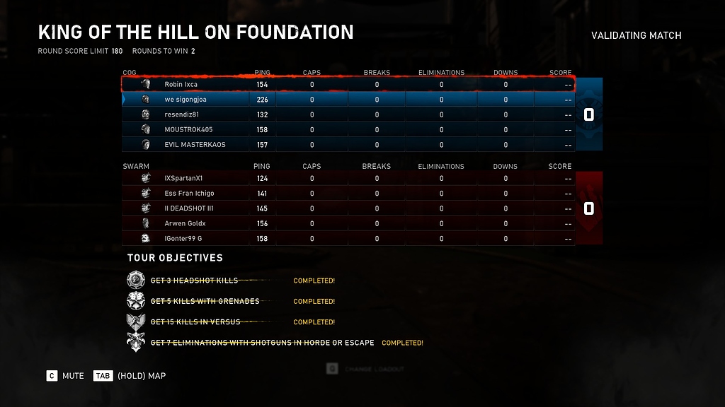 Ping of Rank Match Gears 5 Gears Forums