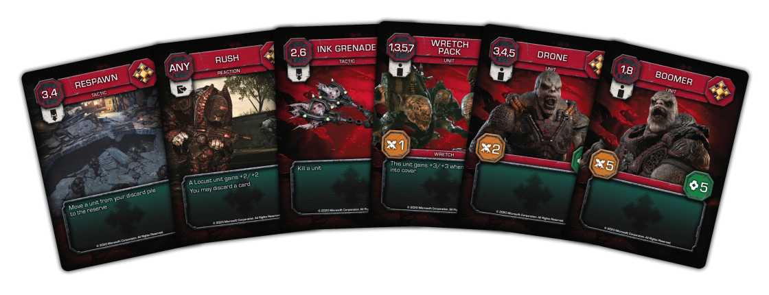 Gears of War: The Card Game, Board Game