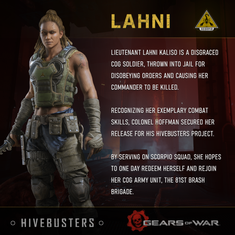 Gears of War Introducing Scoprio Squad The Hivebusters