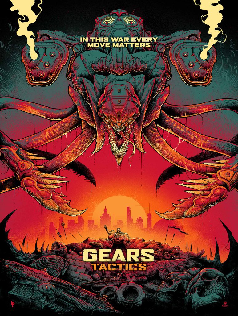 Gears Tactics Reaver Poster designed by Luke Preece