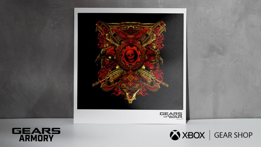 Gears of War 15th Anniversary commemorative premium print illustrated by artist Anthony Petrie